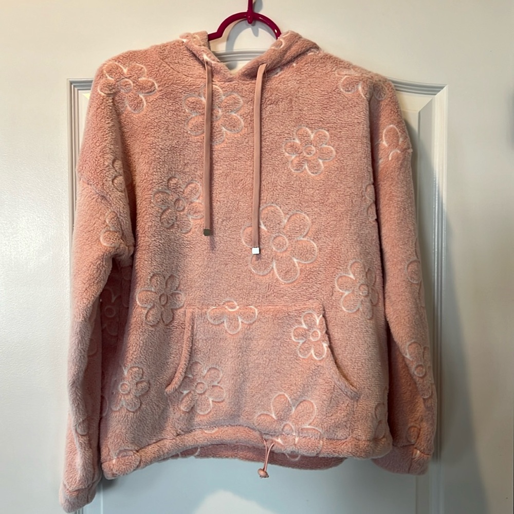New Planet Hearts Girls Hooded Pullover Plush Shirt